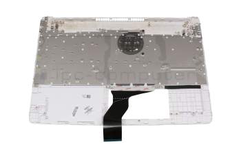 EA0P500603A original HP keyboard incl. topcase DE (german) white/white with backlight
