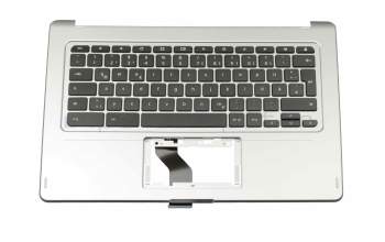 EAZSE005A1N original Acer keyboard incl. topcase DE (german) black/silver