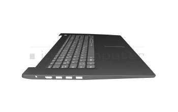EC1JX000200 original Lenovo keyboard incl. topcase DE (german) grey/black