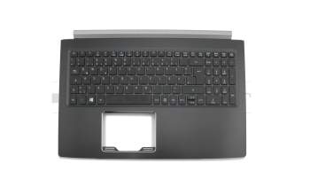 EC20X000C00 original Acer keyboard incl. topcase DE (german) black/grey with backlight