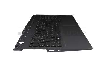 ET1P2000110 original Lenovo keyboard incl. topcase DE (german) black/grey with backlight