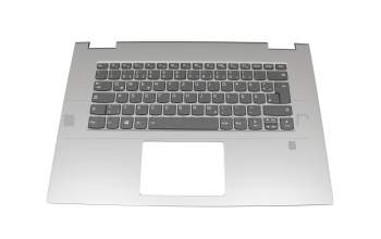 ET27G000100 Lenovo keyboard incl. topcase DE (german) black/silver with backlight