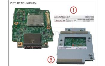Fujitsu FUJ:CA07336-C004 DX80/90 S2 INTERFCARD SAS 2PORT 6G