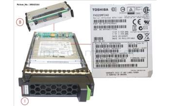 Fujitsu DX S3 MLC SSD 2.5\' 400GB SAS3 X1 for Fujitsu Eternus AF250