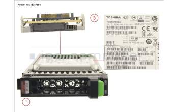 Fujitsu DXS3 MLC SSD 2.5\' 400GB SAS3 X1 for Fujitsu Eternus AF250