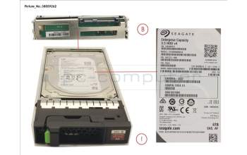 Fujitsu DX S4 HD DRIVE 3.5\' 6TB 7.2K for Fujitsu Eternus DX8900 S4