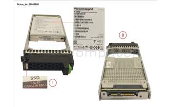Fujitsu DX S3/S4 SSD SAS 2.5\" 1.92TB DWPD1 12G for Fujitsu Eternus DX8900 S4