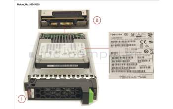 Fujitsu DX MLC SSD SAS 2.5\' 400GB 12G for Fujitsu Eternus AF250