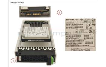 Fujitsu DX MLC SSD SAS 2.5\' 1.92TB 12G for Fujitsu Eternus AF250