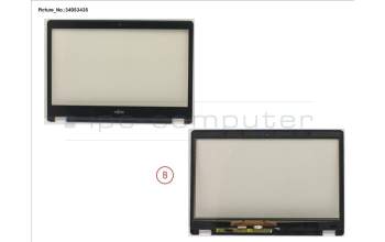 Fujitsu LCD FRONT COVER ASSY FOR TOUCH MODEL for Fujitsu LifeBook U747