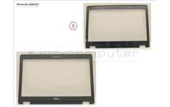 Fujitsu LCD FRONT COVER (FOR HD W/ MIC) for Fujitsu LifeBook U727