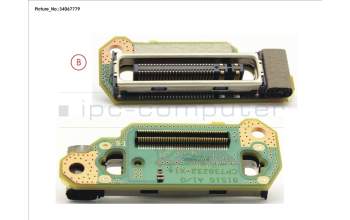 Fujitsu FUJ:CP752833-XX SUB BOARD, PORTREP CONNECTOR