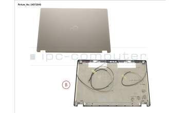 Fujitsu FUJ:CP766751-XX LCD BACK COVER ASSY(W/ CAM,MIC FOR WWAN)