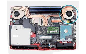 Fan - left - suitable for MSI GL62 6QC/6QD (MS-16J6)