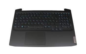 GY530NBX0001TE10 original Lenovo keyboard incl. topcase DE (german) black/black with backlight