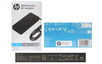 HP 17t-by000 original AC-adapter 330.0 Watt large
