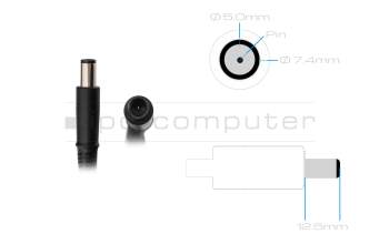 HP AiO 24-dp0000 original AC-adapter 120.0 Watt slim