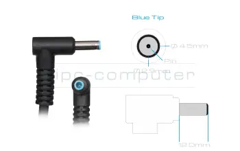 HP Compaq TC4400 Tablet-PC original AC-adapter 65.0 Watt normal with adapter