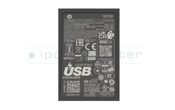 HP EliteBook x360 1030 G2 (3ZF99EA) original USB-C AC-adapter 90.0 Watt slim