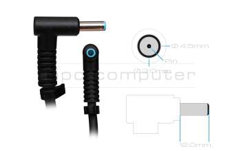 HP Envy x360 13-ar0000 original AC-adapter 150.0 Watt rounded