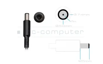 HP Envy x360 15-w100nq (K3E24EA) original AC-adapter 45.0 Watt with adapter