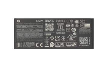 HP ProBook 440 G0 original AC-adapter 65.0 Watt normal 19,5V