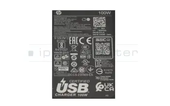 HP ZBook Firefly 14 G11 original USB-C AC-adapter 100.0 Watt rounded