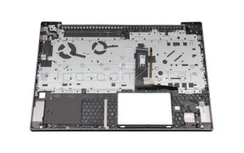 HQ20900712000 original Lenovo keyboard incl. topcase SP (spanish) grey/grey with backlight
