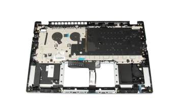 HQ25202001DB7 original Acer keyboard incl. topcase DE (german) black/silver