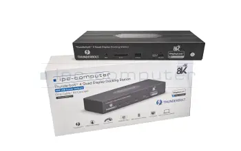 Hi-Tech LEGACY (GM7IX8N) Thunderbolt 4 Quad Display Port Replicator / Docking Station incl. 160W Netzteil from IPC-Computer