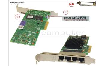 Fujitsu PLAN CP 4X1GBIT CU INTEL I350-T4 for Fujitsu PrimeQuest 3800E2