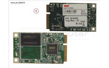 Fujitsu SSD M-SATA 8GB (MLC) for Fujitsu Futro S720