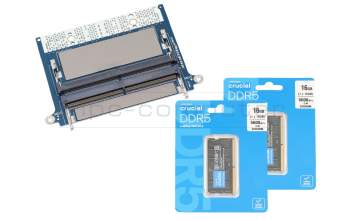 IPC-Computer DGCD04 memory 32GB DDR5-RAM CAMM (Dell) CAMM Adapter Kit Crucial 5600Mhz 32GB