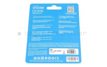 IPC-Computer DGCD04 memory 32GB DDR5-RAM CAMM (Dell) CAMM Adapter Kit Crucial 5600Mhz 32GB