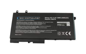 IPC-Computer battery 11,4V compatible to Dell 0KZC4H with 46Wh