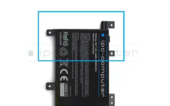IPC-Computer battery 36Wh suitable for Asus F556UJ