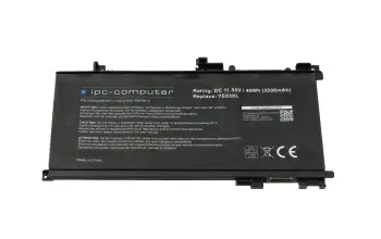 IPC-Computer battery 40Wh 11.55V suitable for HP Pavilion 15t-bc200 CTO