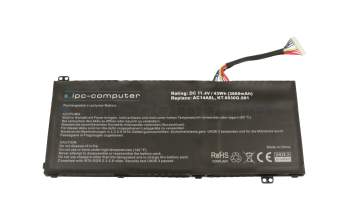 IPC-Computer battery 43Wh suitable for Acer Aspire V 15 Nitro (VN7-593G)