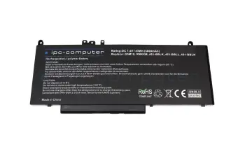 IPC-Computer battery 43Wh suitable for Dell Latitude 15 (3550) DDR5