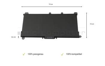 IPC-Computer battery 47Wh suitable for HP 15s-fq3000