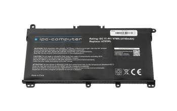 IPC-Computer battery 47Wh suitable for HP Pavilion 15-cs2400