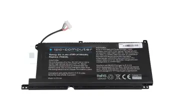 IPC-Computer battery 47Wh suitable for HP Pavilion Gaming 16-a0000