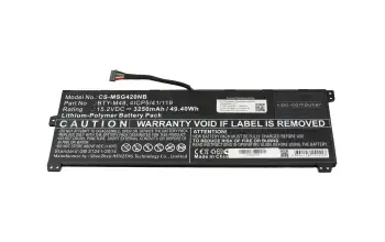 IPC-Computer battery 49.40Wh suitable for MSI Modern 14 A10M/A10RAS/A10RB (MS-14B3)