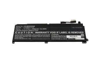 IPC-Computer battery 52.36Wh suitable for Mifcom Gaming Laptop i7-13620H (V155RNCQ)