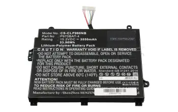IPC-Computer battery 53.9Wh suitable for Mifcom SG6 i7 - GTX 1070 SSD (15,6\") (P955ER)