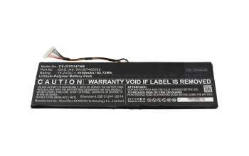 IPC-Computer battery 92.72Wh suitable for Gigabyte AORUS X9 DT