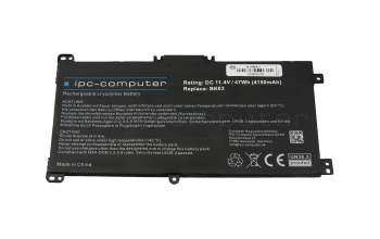 IPC-Computer battery compatible to HP 916366-421 with 47.31Wh
