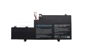 IPC-Computer battery compatible to HP HSTNN-IB7O with 44Wh