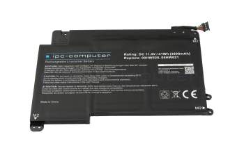IPC-Computer battery compatible to Lenovo 00HW021 with 41Wh