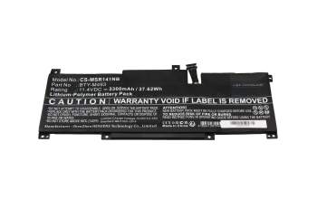 IPC-Computer battery compatible to MSI 3ICP5/71/74 with 37.6Wh